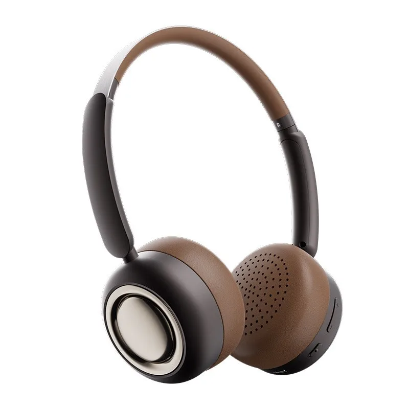 

Cute Retro-Style Cream-Color for Bluetooth Headphones Small Metal Binaural Headsets for Sports & Travel 5.4 Blue Tooth