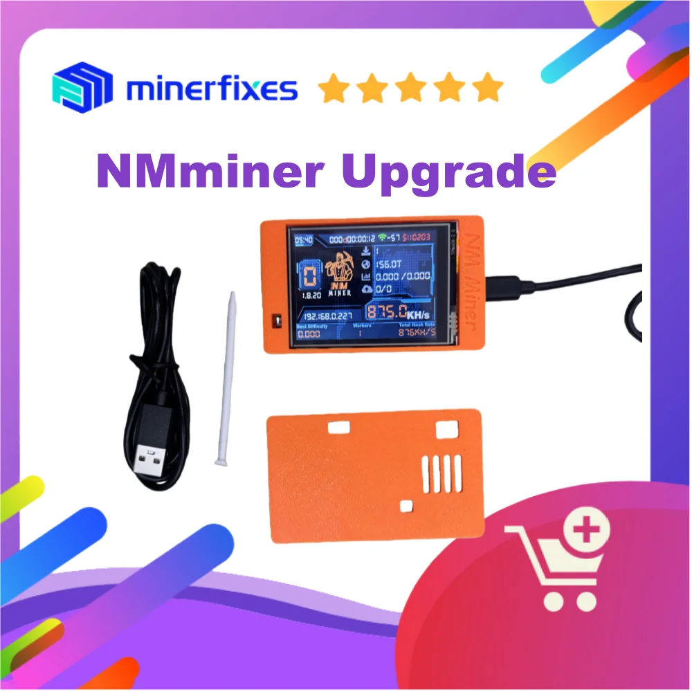 

NMMiner Upgrade nerdMiner V2 2.8-inch Display Lottery Machine 998KH/S Solo Miner Crypto Miner Home Use BTC bitcoin miner bitaxe