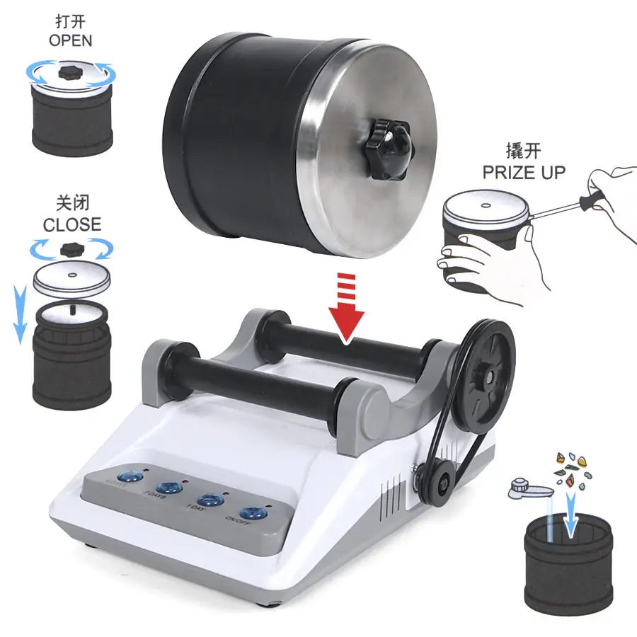 AOLIVIYA Kids Gem Grinder Polisher Electric Stone Test Tool For Physical Science Experiment Specialty Tools