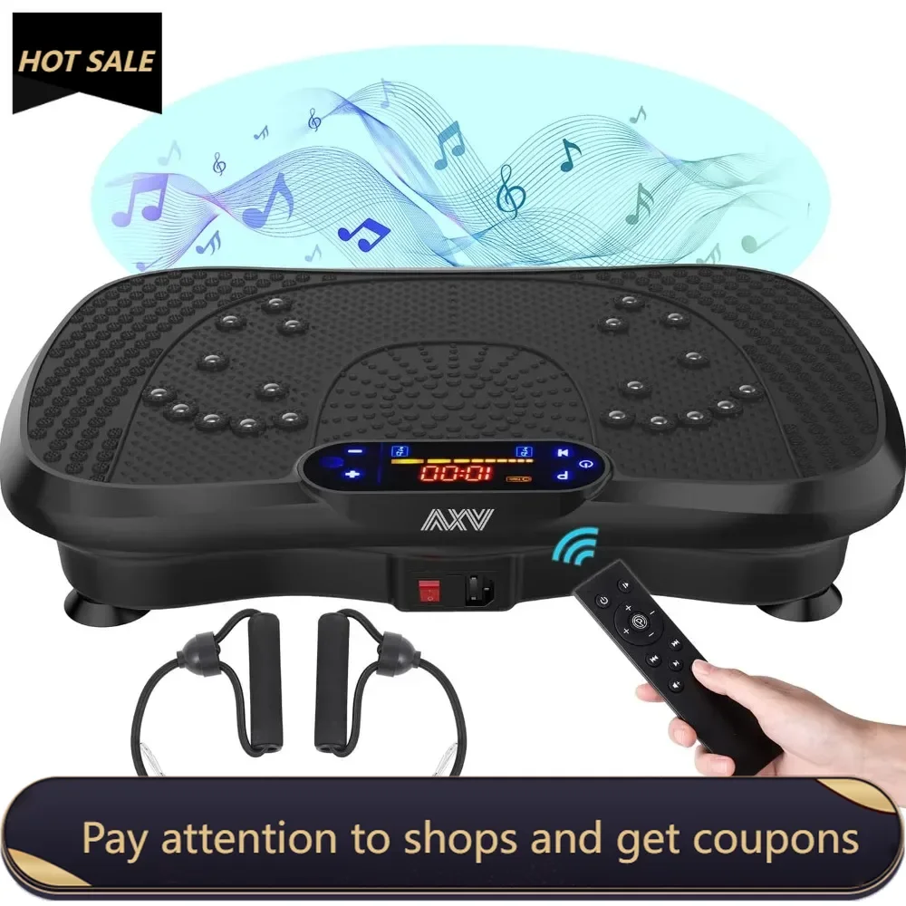 

Vibration Plate Fitness Platform Exercise Machine Vibrating Shaking Full Body Shaker Workout Power Waver Vibrate Stand Shake