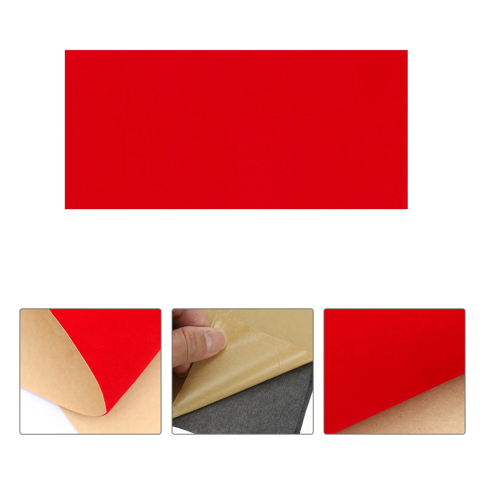 

1 шт. Самоклеящаяся флокированная тканевая подкладка для упаковки ювелирных изделий, демонстрационных подставок, защиты мебели, основы для подставок и поделок