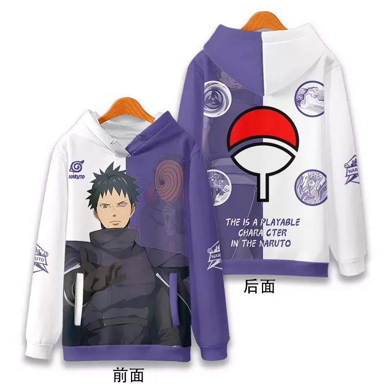 2026 Naruto Anime Hoodie – 3D Digitaldruck Japanischer Anime Pullover – Bequemer & Warmer Anime Merch für Herbst/Winter – Detail 4