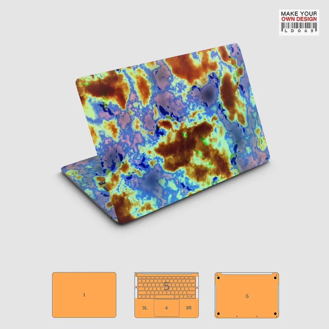 

Colorful skin sticker for Macbook Pro16 M1 M2 M3 M4 2021 2023 2024 Full Wray Sticker skin screen protector