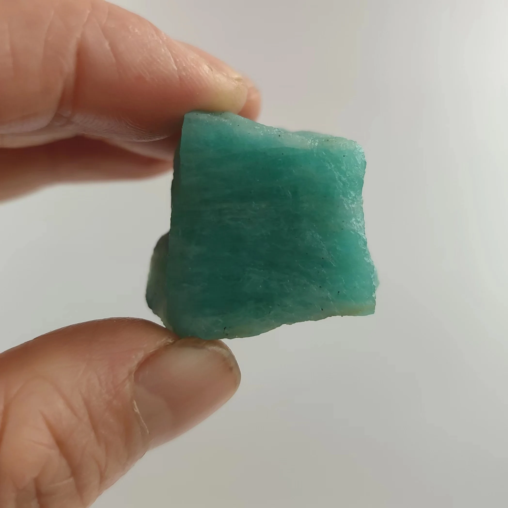 1pc Natural Amazonite Raw Stone Rough Quartz Crystal Reiki Healing Energy Gemstone Mineral Specimen Home Decoration