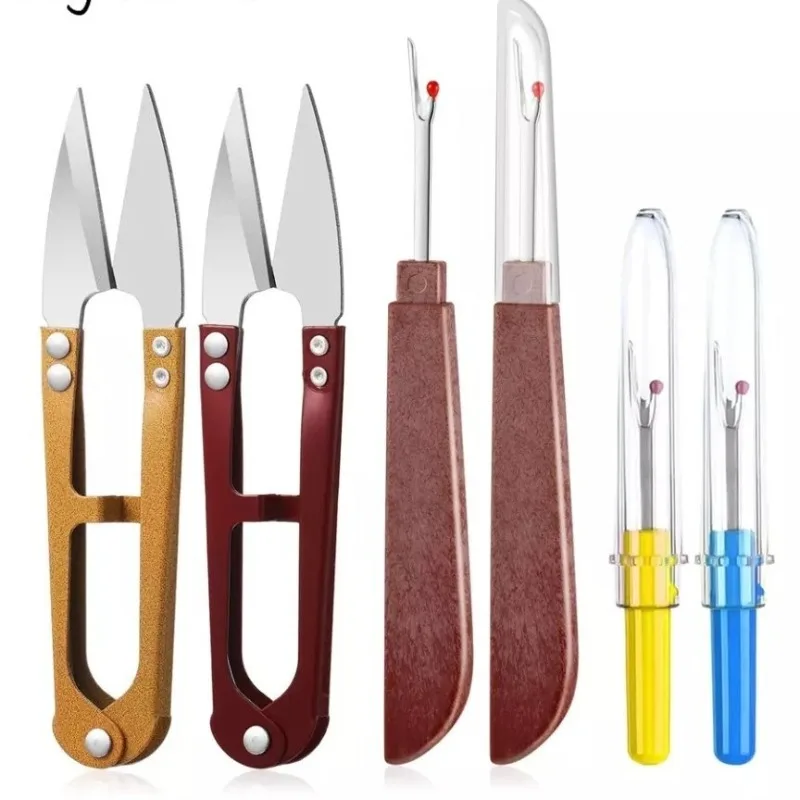 6/12 stücke Clover Nähen Werkzeuge Set Naht Trenner Taste Cutter Faden Unpicker Und Stich Nadel für DIY Nähen