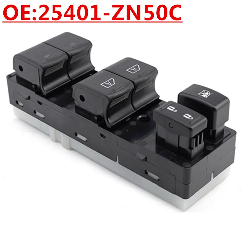 

NewOE:25401-ZN50C Left Front Power Window Master Control Switch For 2007-2012 Nissan Altima