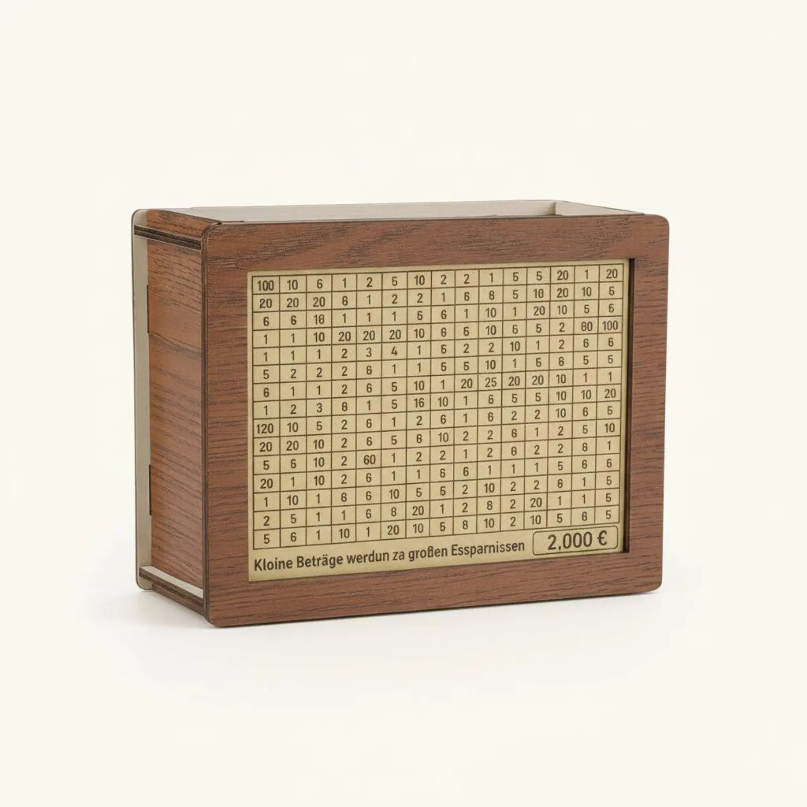 Wooden Savings Box Develop Saving Habits Wooden Savings Quest Box Piggy Bank Reusable Household Decoration Educational