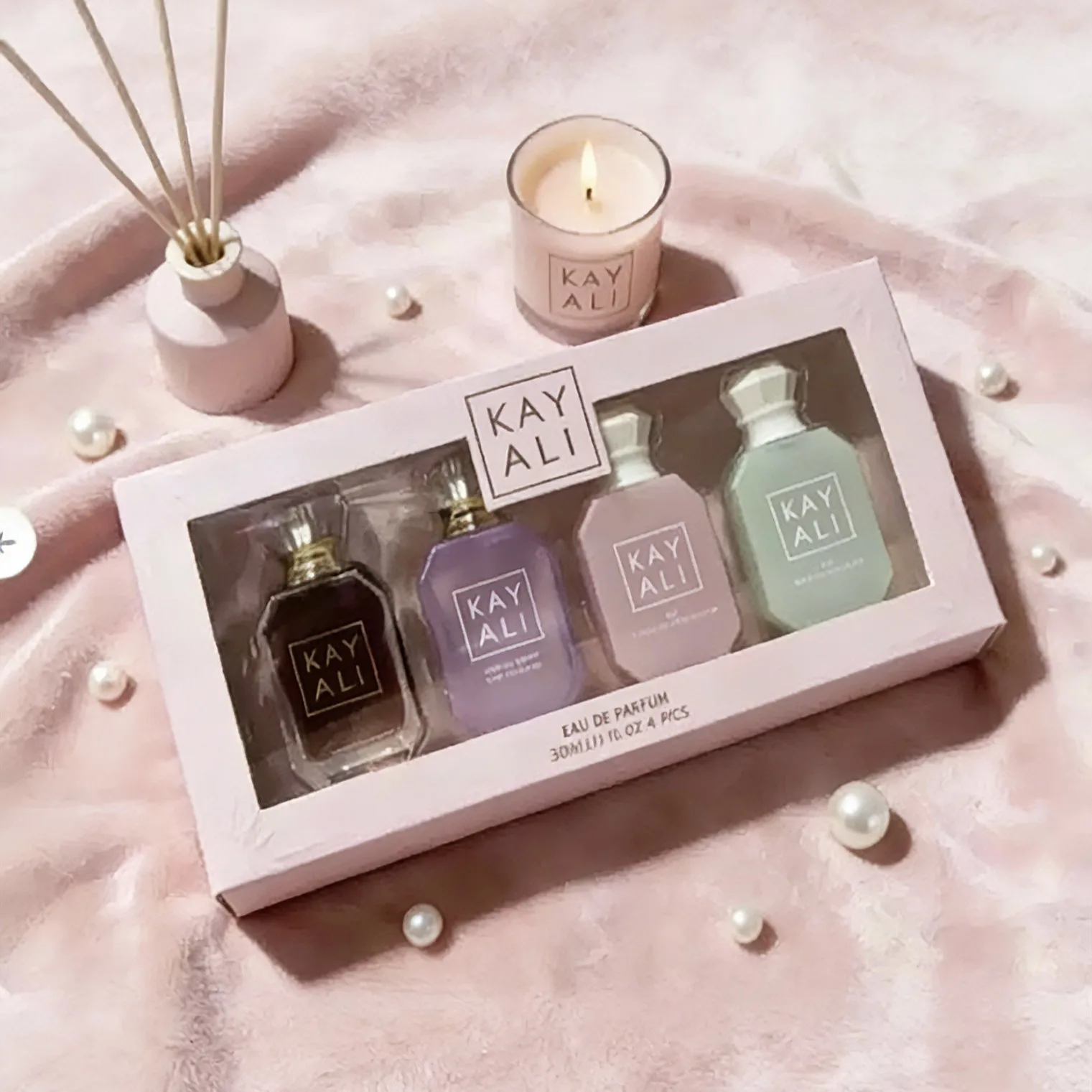 

Kayali Arabic Perfume Set 30ml X4 Long Lasting Luxury Unisex Portable Mini Fragrance Collection Sweet Rich Smooth Premium Exotic