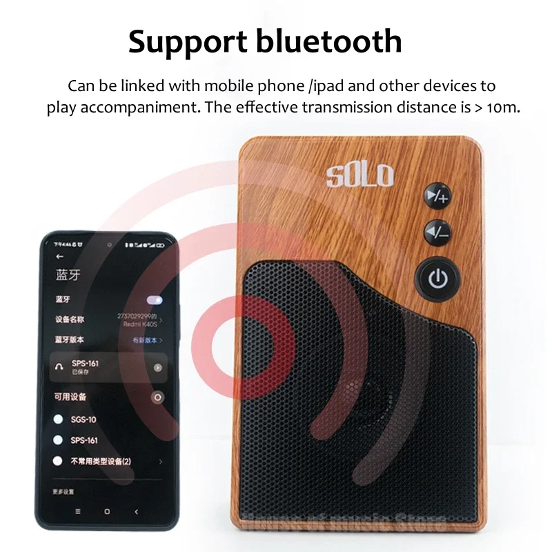 Special Speakers for Wind Instruments Professional Miniature Loudspeaker Hi-fi Sound Effect Portable Wireless Bluetooth Boombox