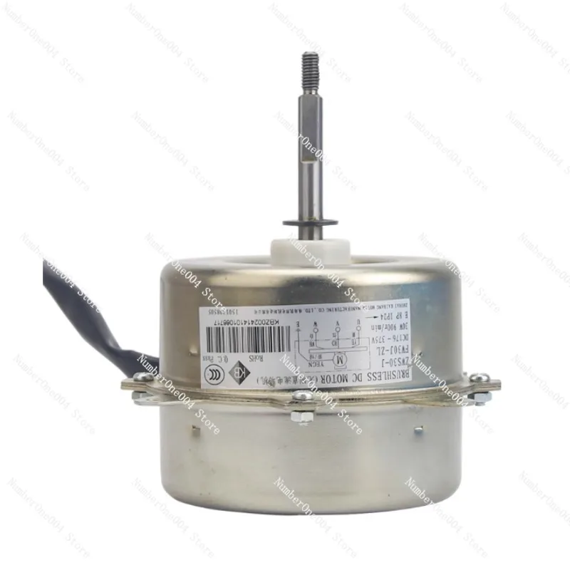 

Подходит для инверторного кондиционера Gree, бесщеточный внешний двигатель постоянного тока, вентилятор FW30J-ZL, двигатель ZWS30-J, железный корпус