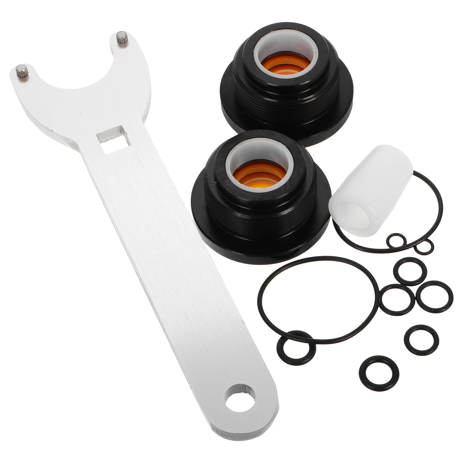 1Set Hydraulic Steering Cylinder Seal Kit Front Mount Durable Marine Boat Steering Fluid Bleeding Repair Replacement Kit