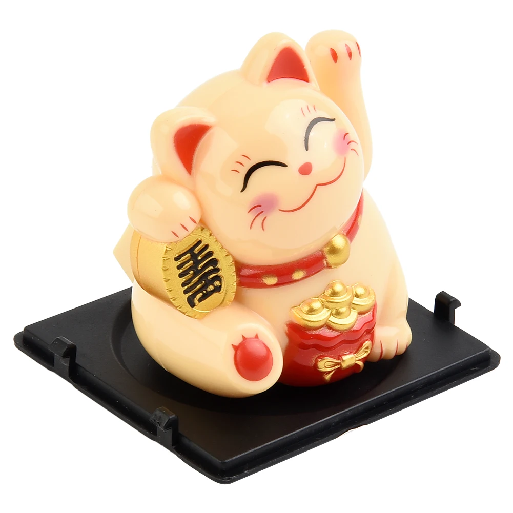 Chinese Lucky Cat Decor Lucky Cat Electric Waving Lucky Cat Cashier New Store Opening Gift For Good Luck Home Car Ornaments