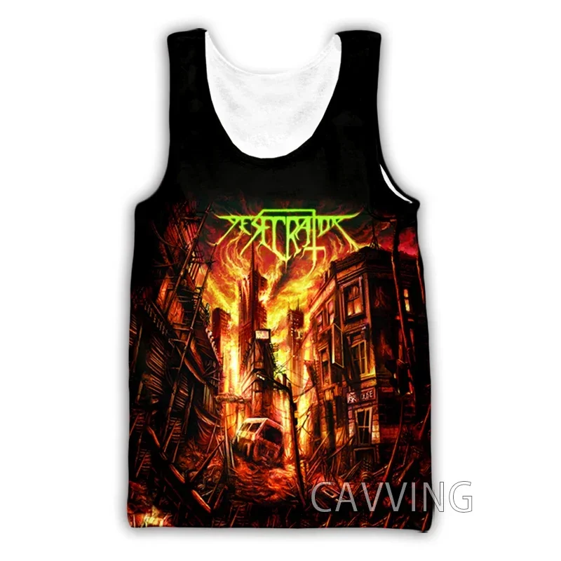 CAVVING 3D Printed Desecrator BAND  Tank Tops Harajuku Vest  Summer Undershirt Shirts Streetwear for Men/women