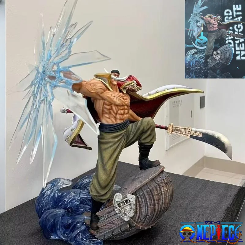 One Piece Anime Wifi Figure Genuine Spot White Beard Edward Four Emperors Gk Limited Statue Model Birthday Gifts Toys