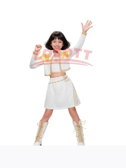 الفتيات زوي تأثيري فتاة مجموعة رومي الاطفال زي ميرا الزي المفضل مرحلة الأداء الملابس هالوين الرسوم المتحركة فيلم اللباس #5