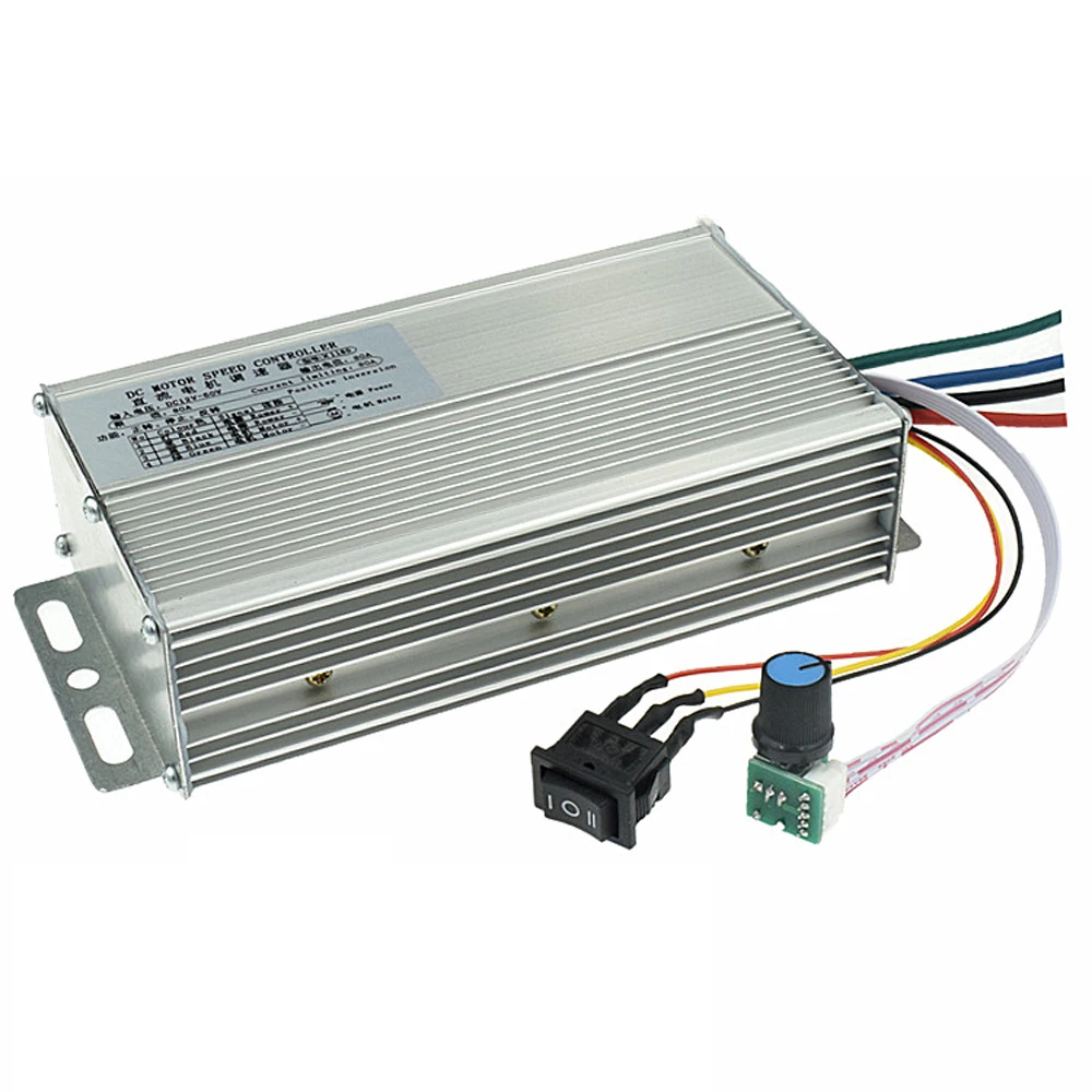 

DC10-36V Motor Speed Controller Forward and Reverse 0-100% Motor Speed Adjustable Regulator 80A DC Brush Motor Speed Governor