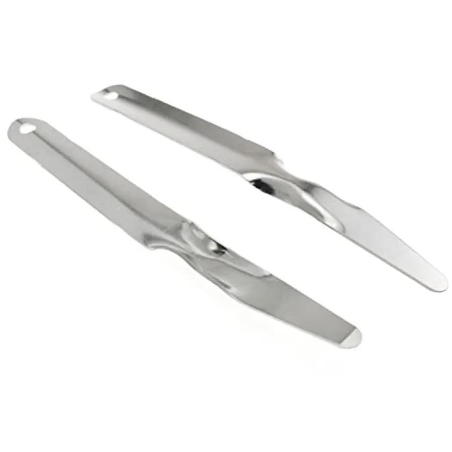 2PCS Stainless Steel Flat Staple Puller Staple Remover Tools Stainless Steel Crowbar il Lifter for Office Home Business