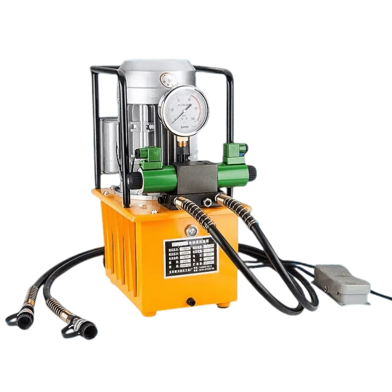 8L Capacity Versatile Electric Hydraulic Pump Dual-Acting 220v/110v 50Hz Pedal Control Low Punching Bending Jacking Metal