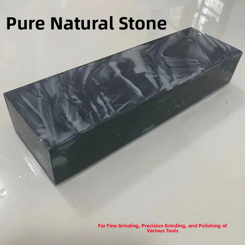 Picture 3: Natural 8000-Mesh Whetstone for Kitchen Knives Fine And Polishing Foot Pedicure Scissors Oil Stone Water Drop Green Sharpening
