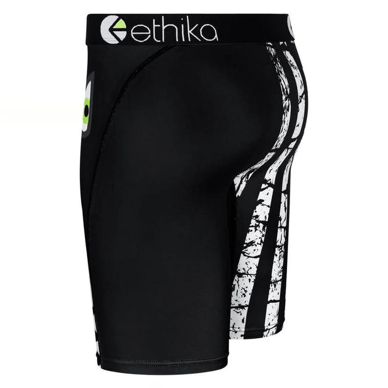 Calzoncillos bóxer elásticos para hombre con estampado de tiburón y bandera, ropa interior deportiva cómoda