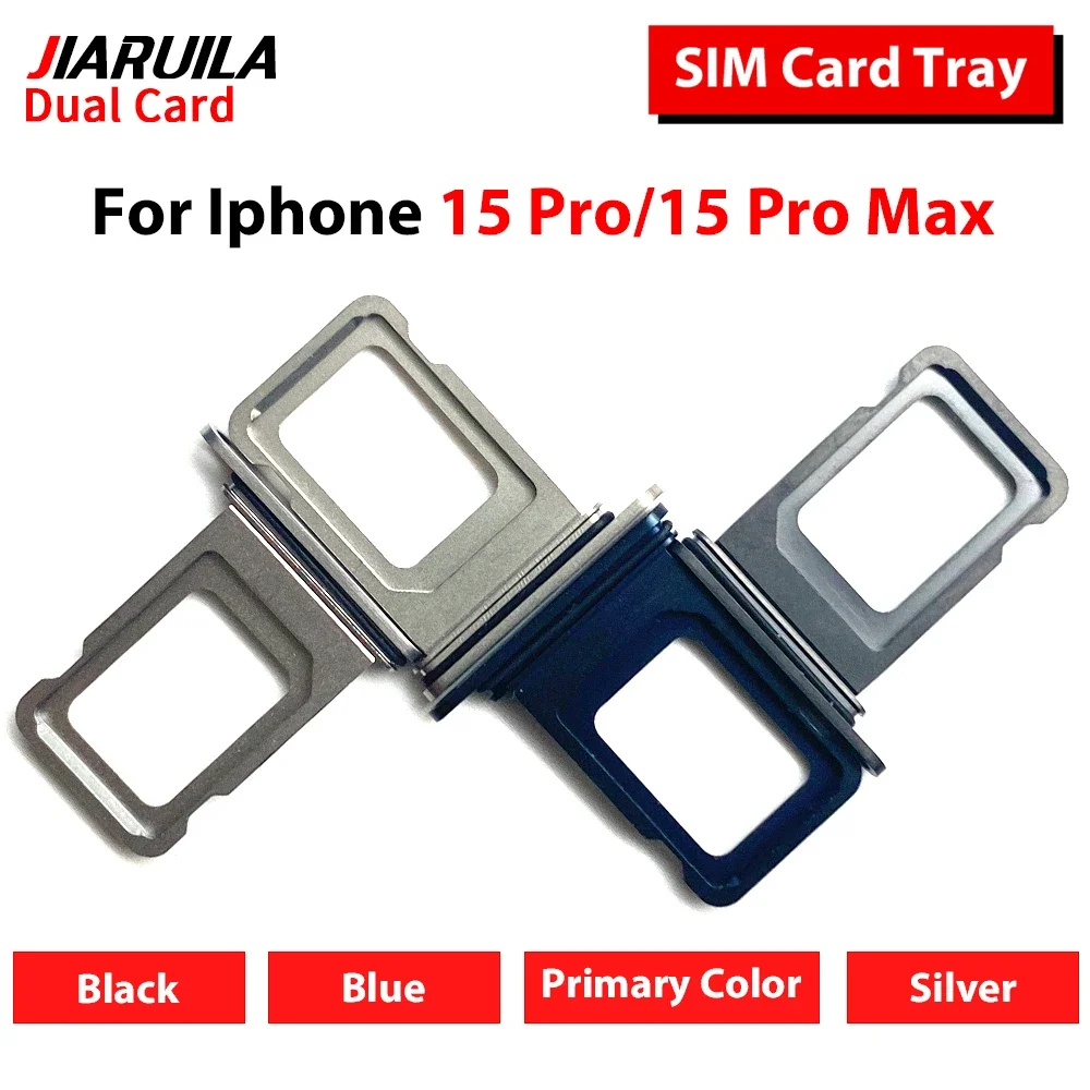 Dual Sim Card slot tray Holder repair part For iPhone 15 Pro Max 15 Pro Max