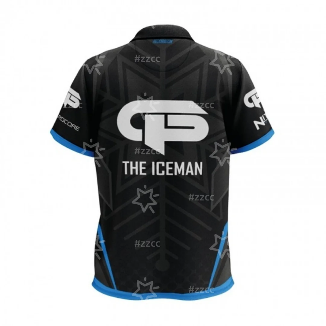 

Футболка Dres Gerwyn Price Iceman Tour Darts, спортивная, быстросохнущая, мужская, детская, женская, в стиле Y2K