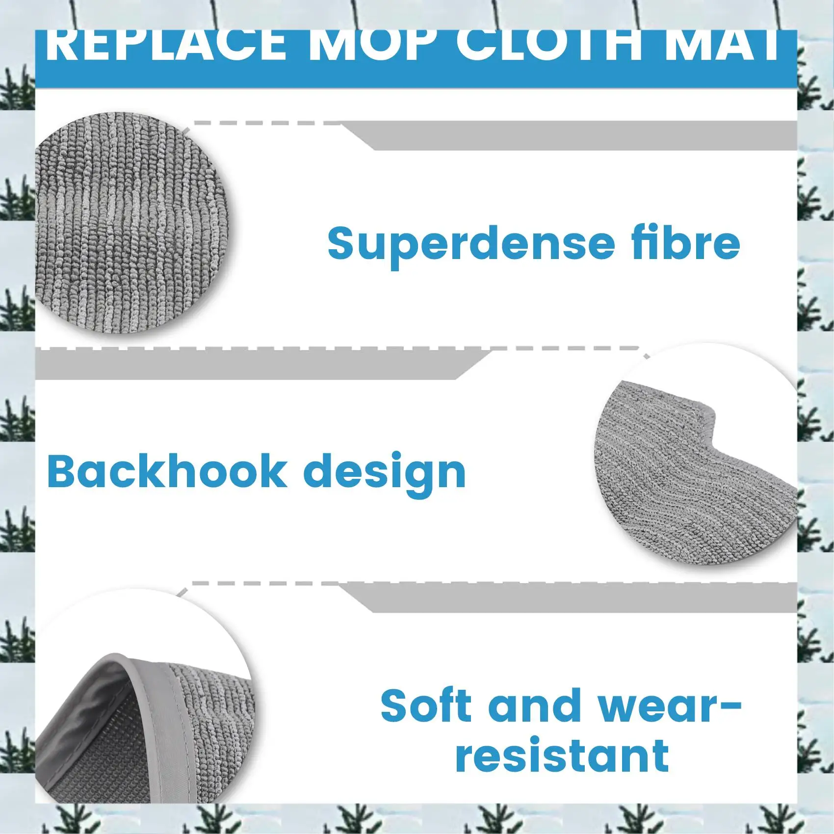 

ABLG 8Pack Replacement Mop Cloth Pad Compatible For Eufy X8 Pro Robot Vacuum Cleaner Parts,For Eufy X8 Pro Replacement Parts