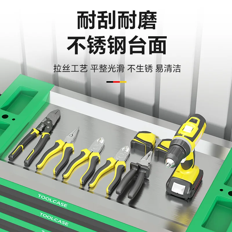 Mobile Drawer Tool Cabinet Rolling Hardware Storage Cart Multi-purpose Organizer For Workshop Repair