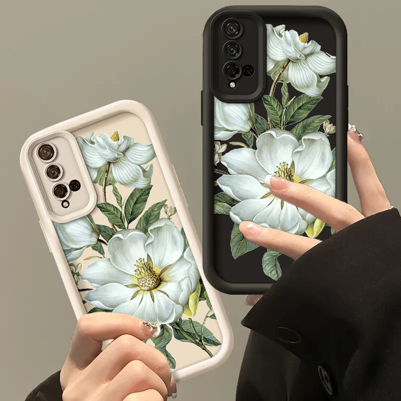 Coque Flower Painted Phone Case For Huawei Honor 20 Silicone Anti Drop Soft Cover Honor20 Funda