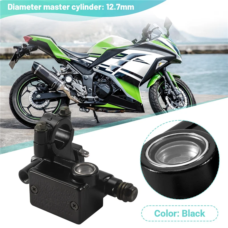 AEF3-دراجة نارية الفرامل مضخة الجسم الجبهة الفرامل أسطوانة رئيسية لكاواساكي نينجا 300 250 /R /SL Z125 Z250 Z250SL Z300 KLX250/S #2