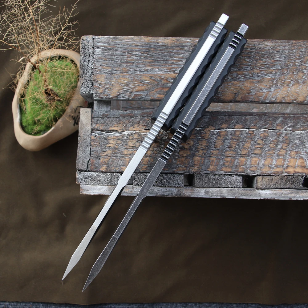 Imagem -05 - Lengren-heavy Steel Outdoor Knife 10cr15comov Grosso Afiado Autodefesa Caça Camping Sobrevivência Canivete mm
