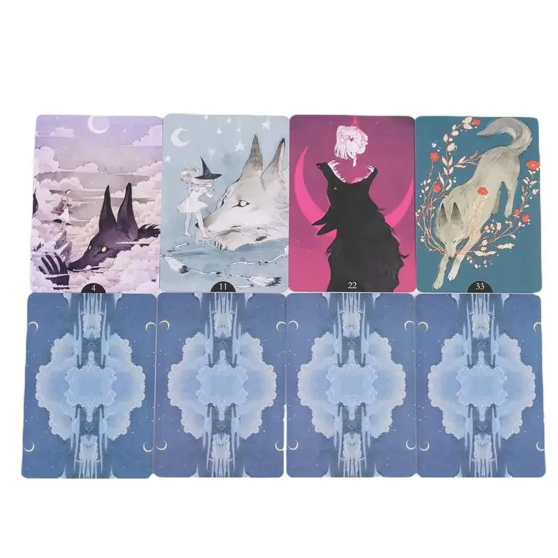 Loputyn-cartas de oráculo A, baraja de 36 piezas, visión en inglés, juego de mesa de fiesta de adivinación, baraja de Tarot Prophecy, juegos de mesa