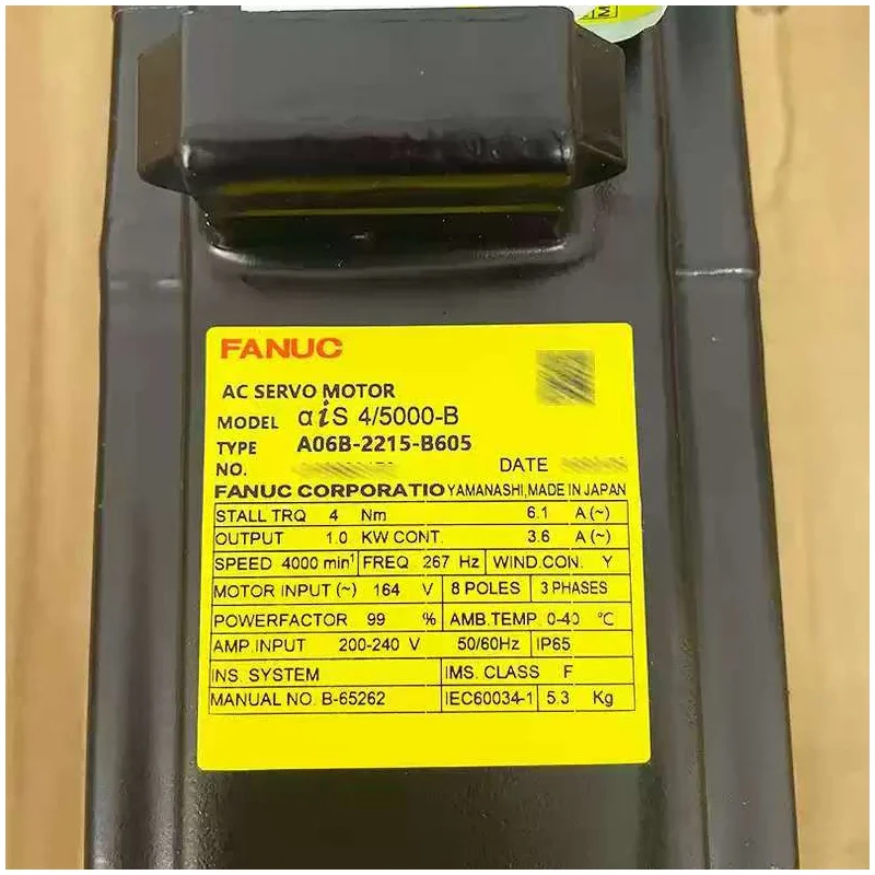 

Новый двигатель Fanuc A06B-2215-B605, гарантия 12 месяцев.