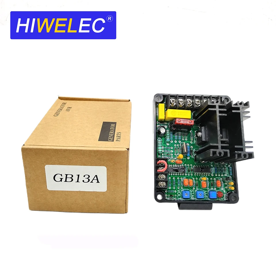 

GB13A Автоматический регулятор напряжения Стабилизатор AVR Универсальная регулировочная пластина генератора Запасные части для генераторной установки