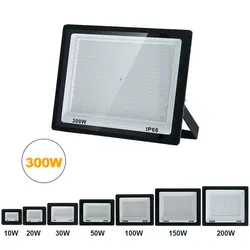 LED Flood Light 50W 100W 150W AC110V AC220V Led reflector IP66 Waterproof  Outdoor Floodlight Spotlight  LED garden lights