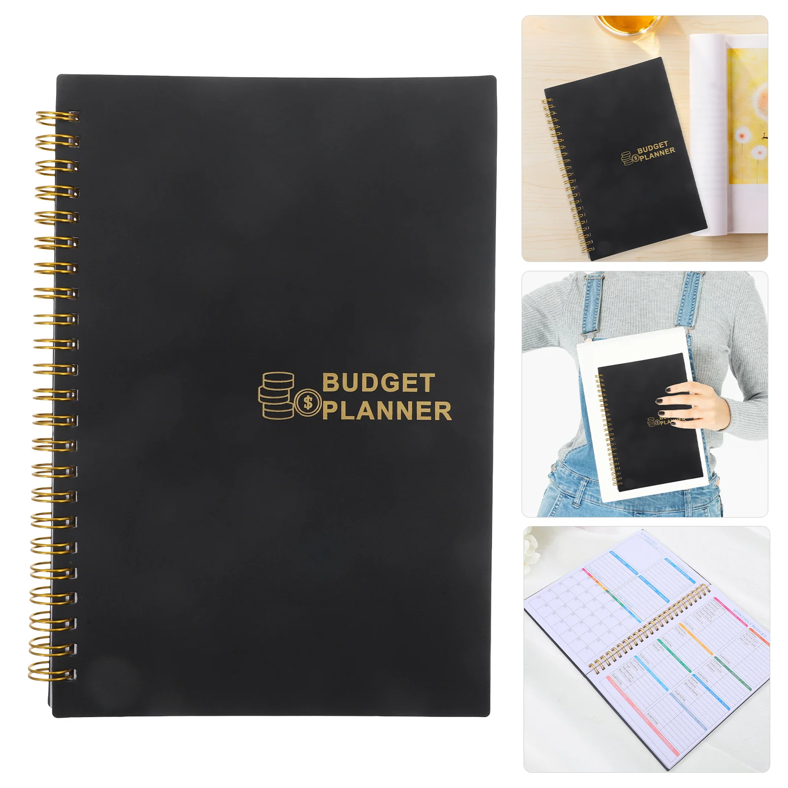 Financial Planning Book Portable Budget Planner for Home Office Business Use Safe Material Detailed Cash in Out Recording