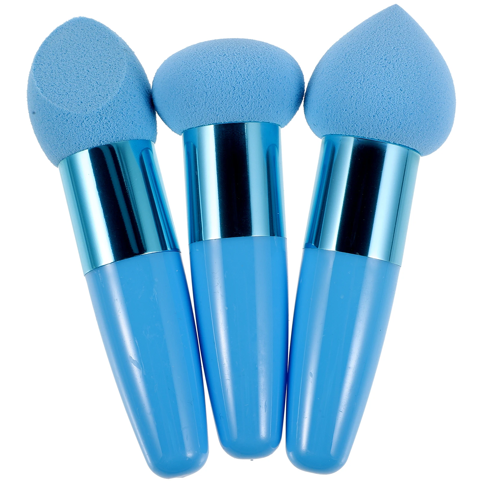 

3Pcs Latex Makeup Sponge Pens Portable Beauty Makeup Pen Accessories Multifunctional Blending Makeup Brush Pen