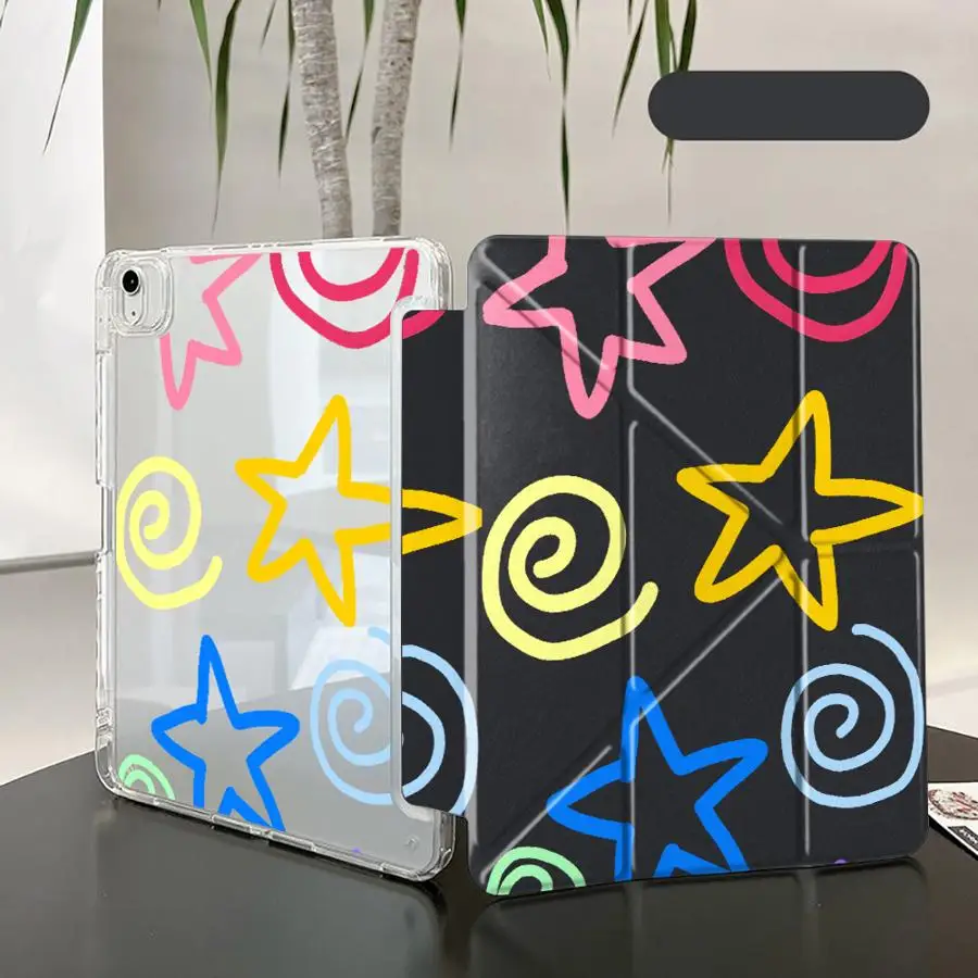 Y-Fold Holder Cover Tablet Case For iPad Pro 11th 10th 9th 8th 7th 12.9inch Mini 6 7 Pro 2025 Air 4 5 M3 M2 1 2 M4 11inch