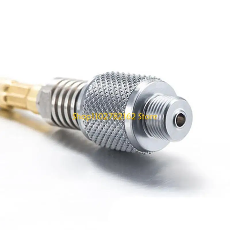 547B 100cm Outdoor Camping Gas Extension Tube Gas Stove Auto-off Adapters Stove Adapter Gas Canister Extent Hose Connector