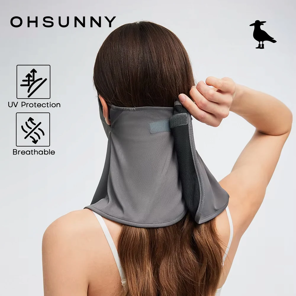 

OhSunny Face Covering Sun Protection UV Mask for Sensitive Skin Moisture-wicking Breathable Summer Outdoor Neck Gaiter UPF50+