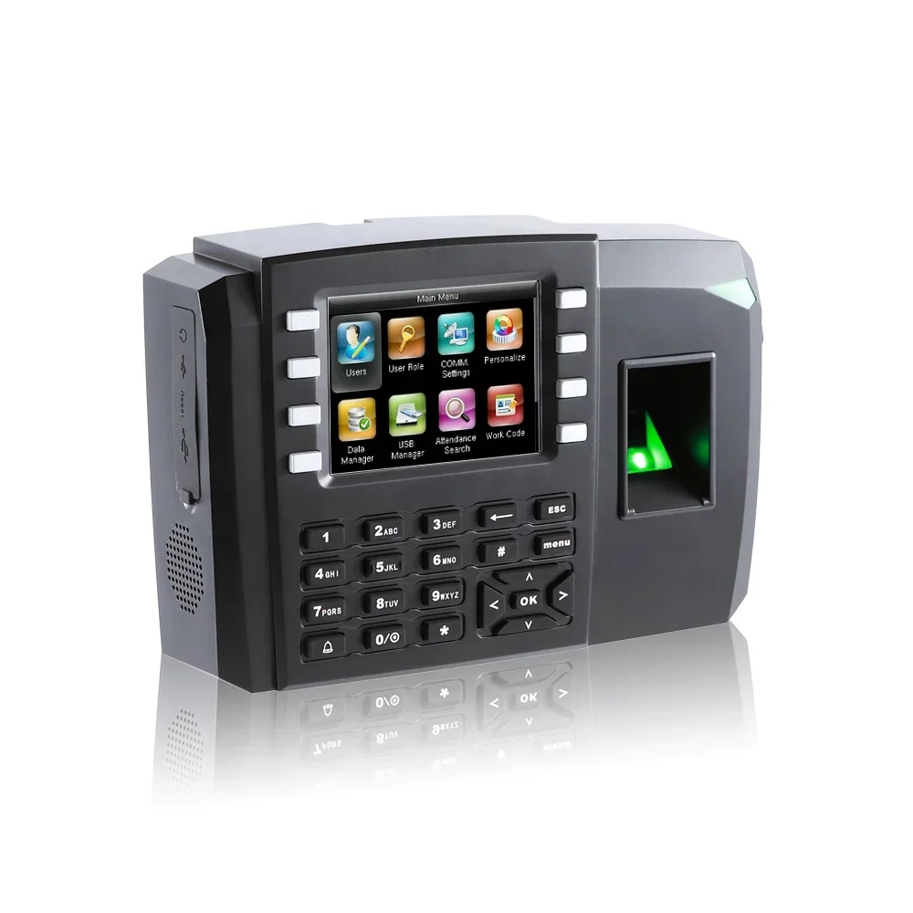 

3.5'' TFT LCD built-in backup battery optional RFID reader biometrics fingerprint access control systems (TFT600/ID)