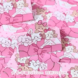 Mikko Joint Packaging Card Cute Packed Cookie Bakery Decoration Folding Card Xuedao Shop Gift Packaging Material Cartoon Card