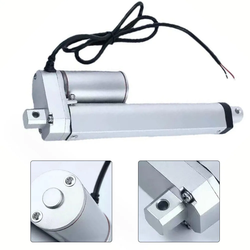 220lb Load 12V Linear Actuator Electric Lifting Systems Aluminum Alloy Material Compact Size Heavy-Duty Performance