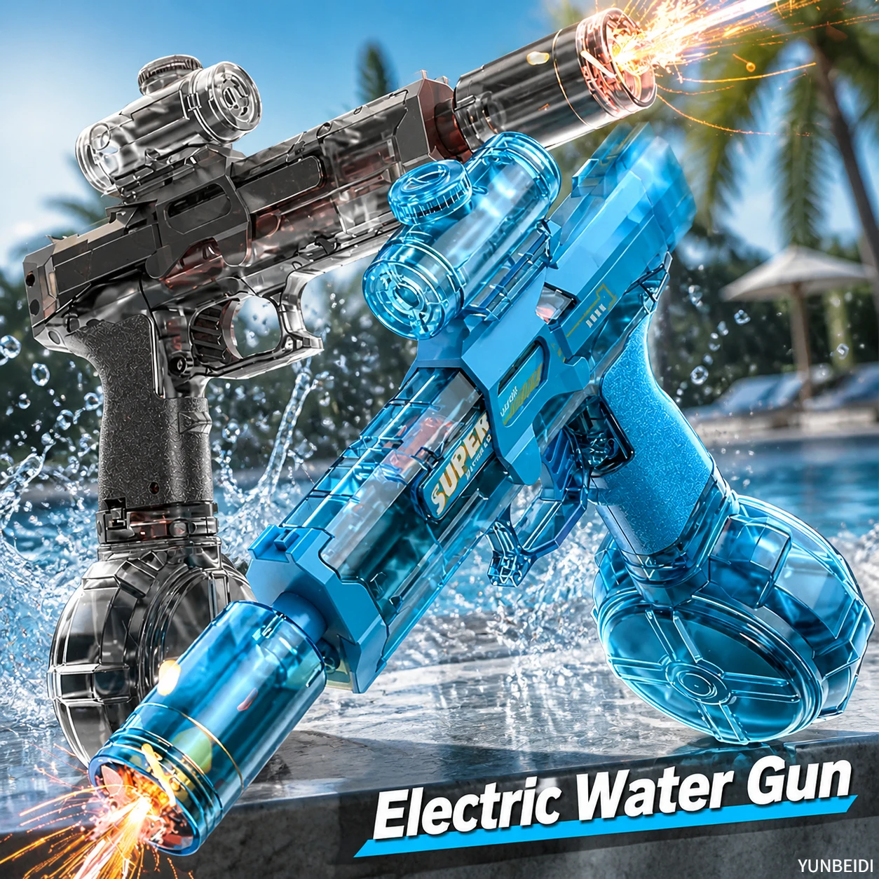 Electric Water Gun with LED Li - Outdoor Lighting The Range recension och pris
