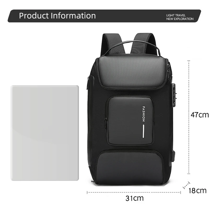 Outdoor Climbing Backpack Hiking Camping Training Cycling Gym Rucksacks Commuting Business Shoulder Bag College Laptop Schoolbag view 6