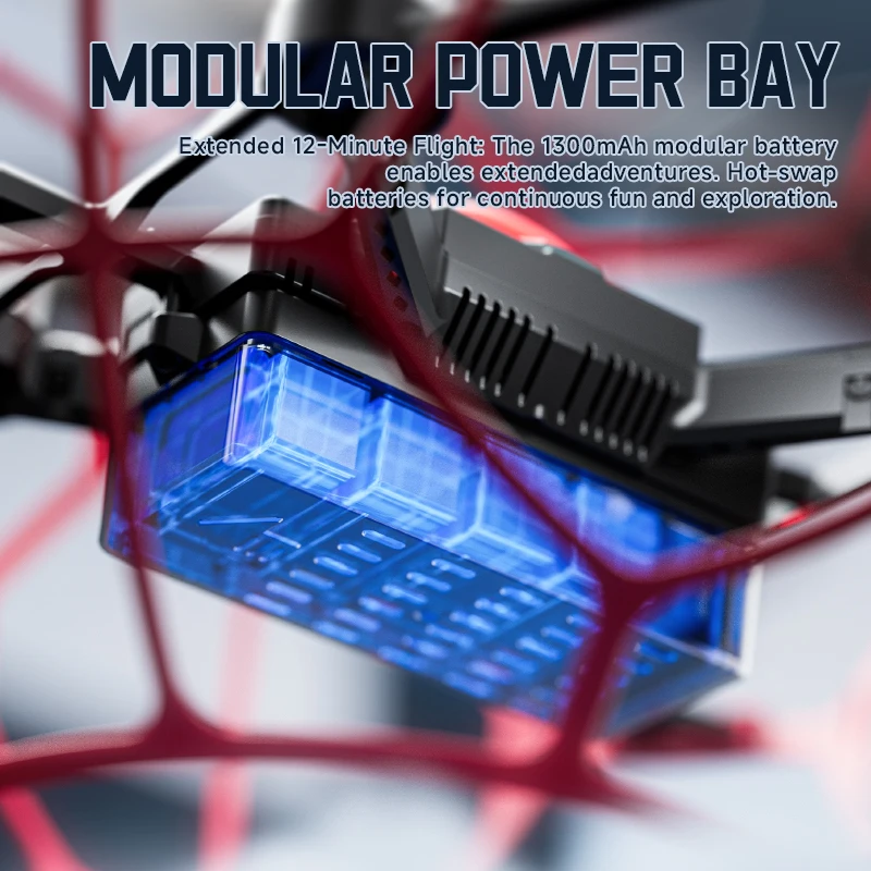 新型V51プロフェッショナルフットボールRCドローン、競技用WiFi Fpvヘリコプター、ブラシレス固定高度RCフライングボールおもちゃギフト、4DRC