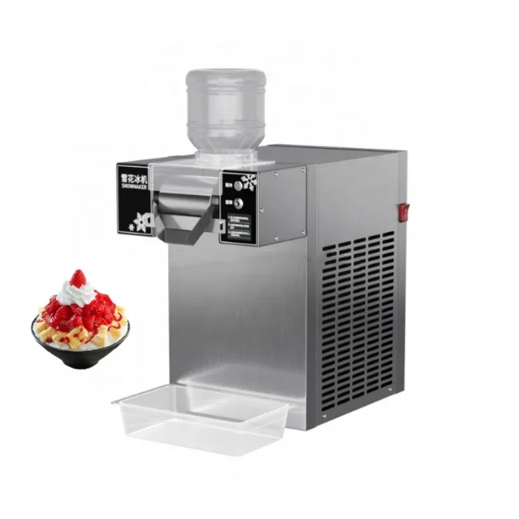 

Commercial Auto Snowflake Ice Bingsu Machine Snow Ice Maker Shaved Ice Equipment Slushie Maker Water Cooled Crusher