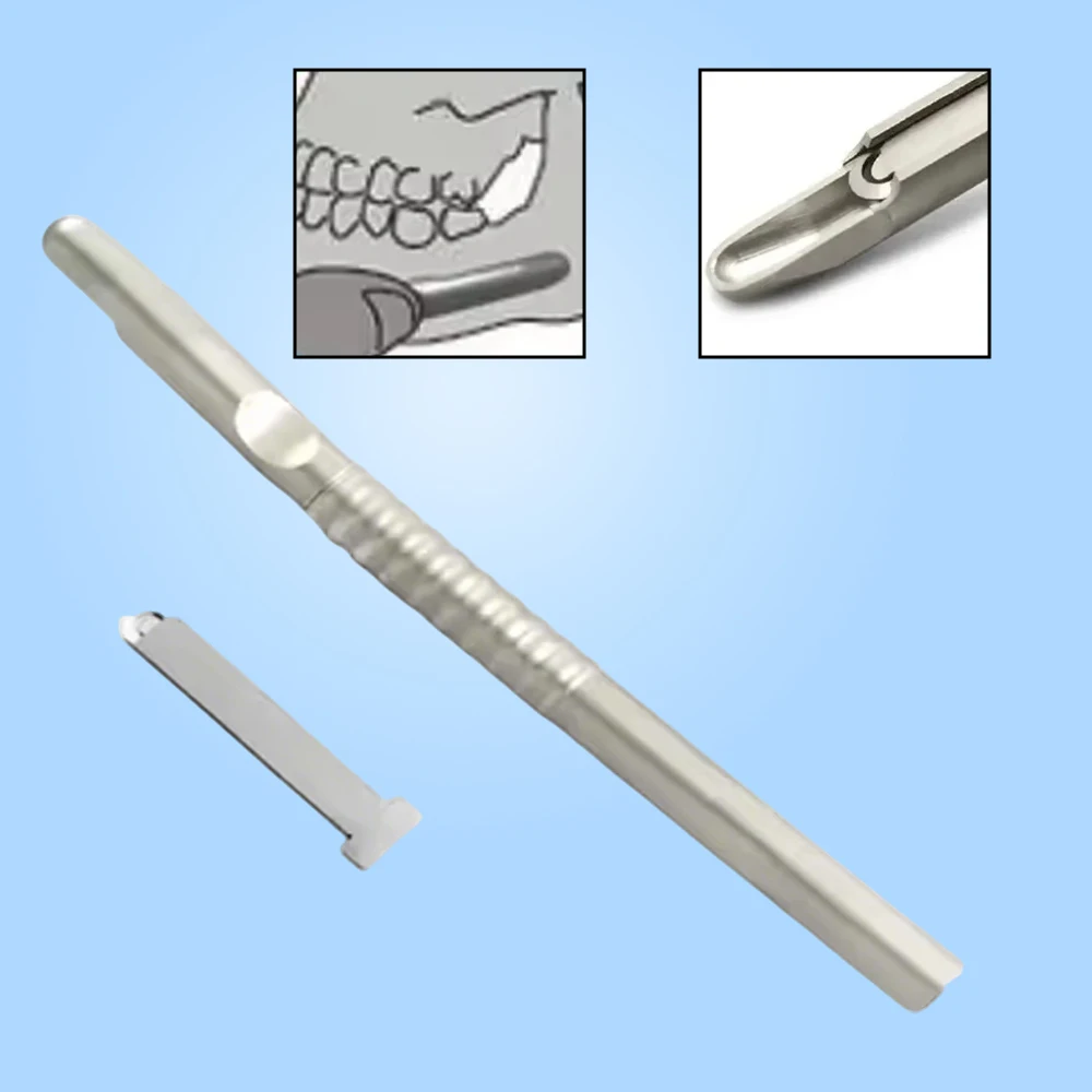 

Dental Implant Tools Osteotome Bone Scraper Surgical Instruments for Dentist Use in Oral Surgery and Bone Grafting