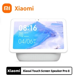 Xiaomi Xiaoai Touch Screen Speaker Pro 8 Bluetooth-Compatible 5.0 inch Digital Display Alarm Clock WiFi Smart Connection Speaker