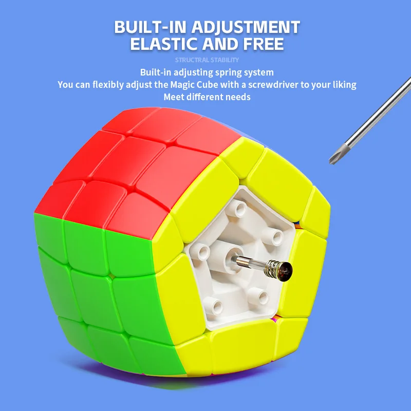 Sengso 7 assi 3x3 cubo Shengshou 7 assi 3x3 cubo magico professionale senza adesivo puzzle giocattolo regalo per bambini